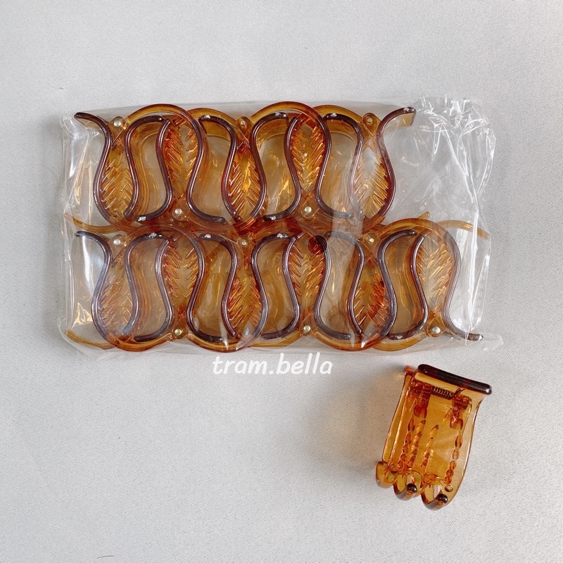 Sỉ vỉ 12 kẹp tóc 3 răng nhiều màu