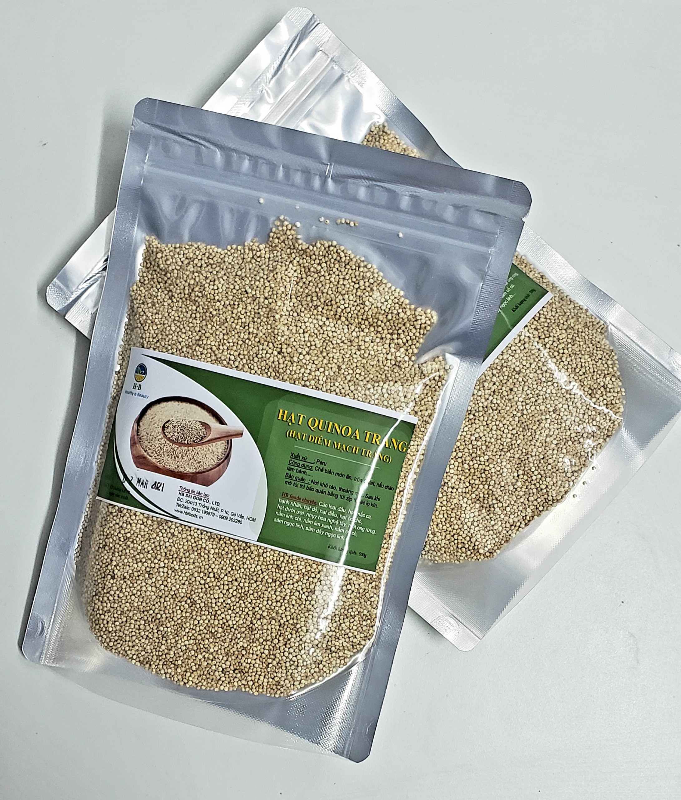 Hạt Quinoa (hạt Diêm Mạch)- nhập khẩu Peru, 500g