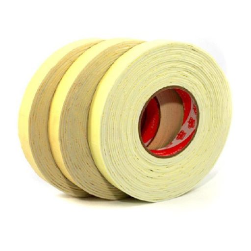 Băng keo Mousse xốp 1 mặt / 2 mặt vàng 2.4cm (2F4)