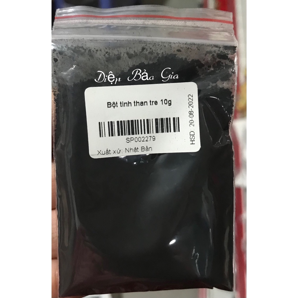 Bột tinh than tre làm bánh 10g