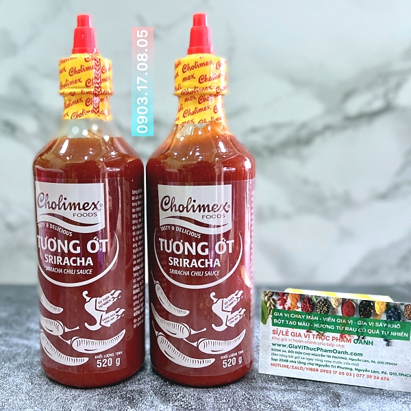 Tương ớt Siracha Cholimex (520gr)[CHAY/MẶN]