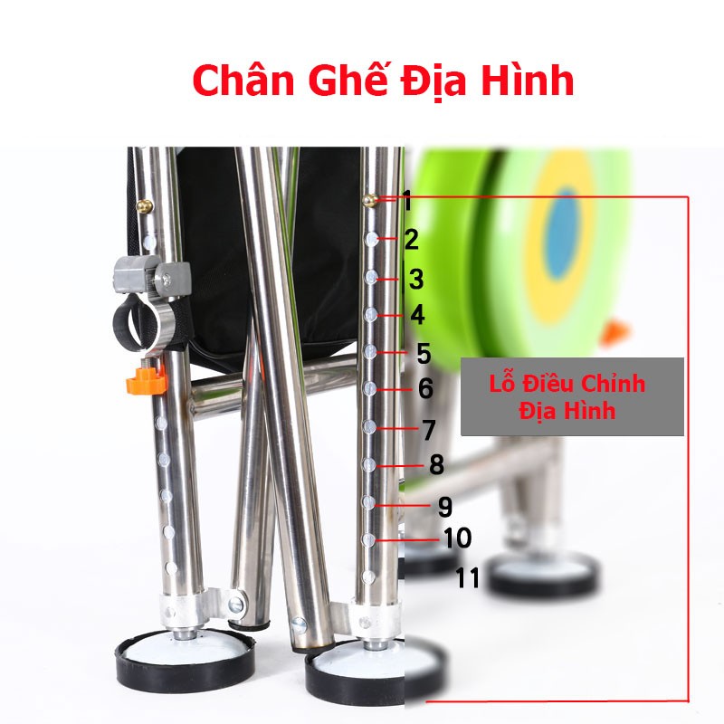 Ghế Câu Cá Địa Hình Câu Đài