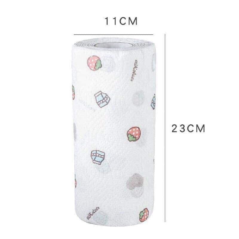Giấy lau đa năng cuộn to 23cm