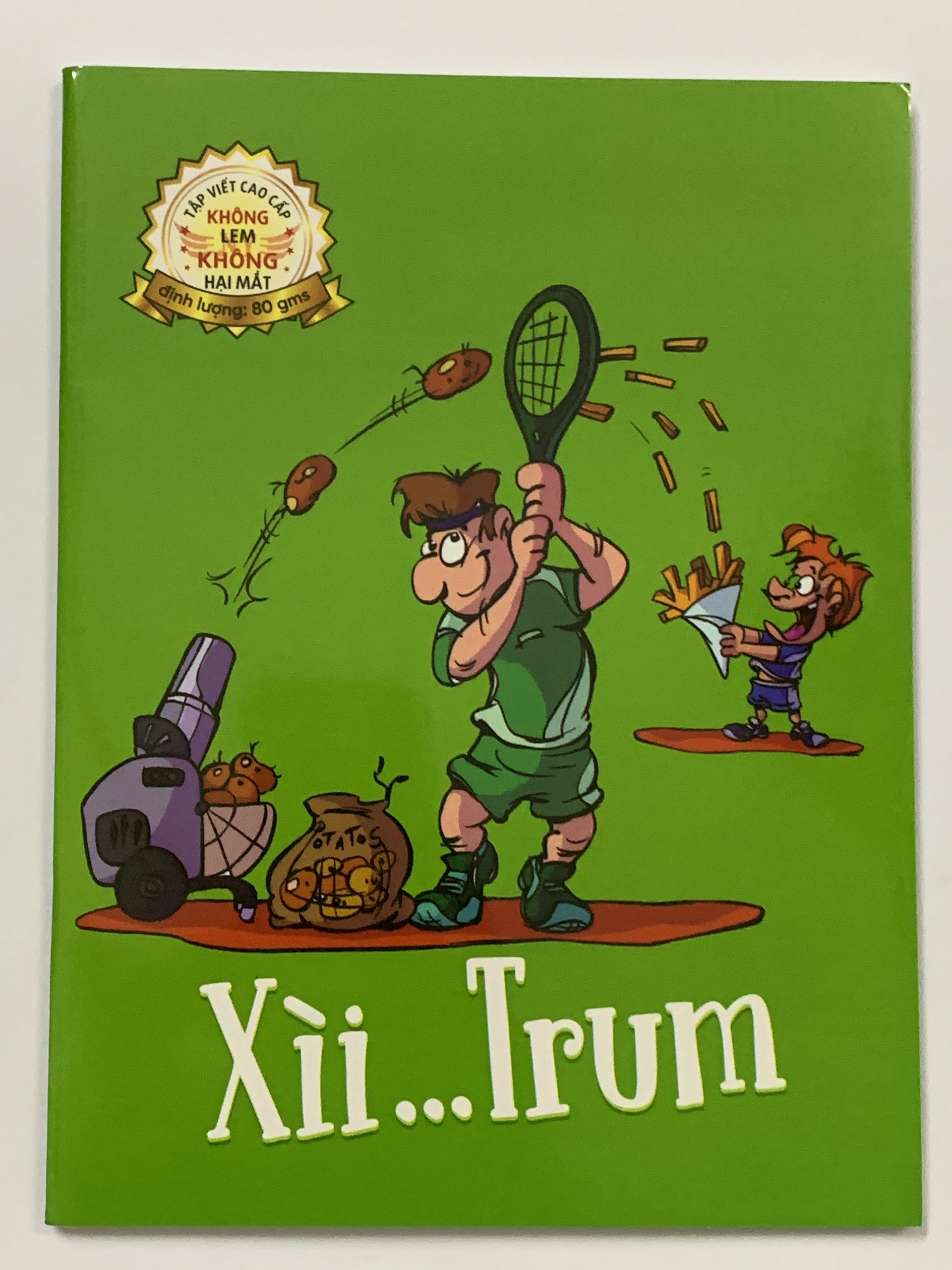 Combo 5 tập vở hs XÌ Trum 96trang 4 ô li