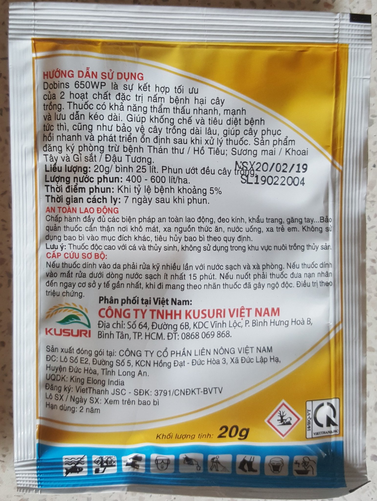 DOBINS - Thuốc trừ nấm bệnh cây trồng
