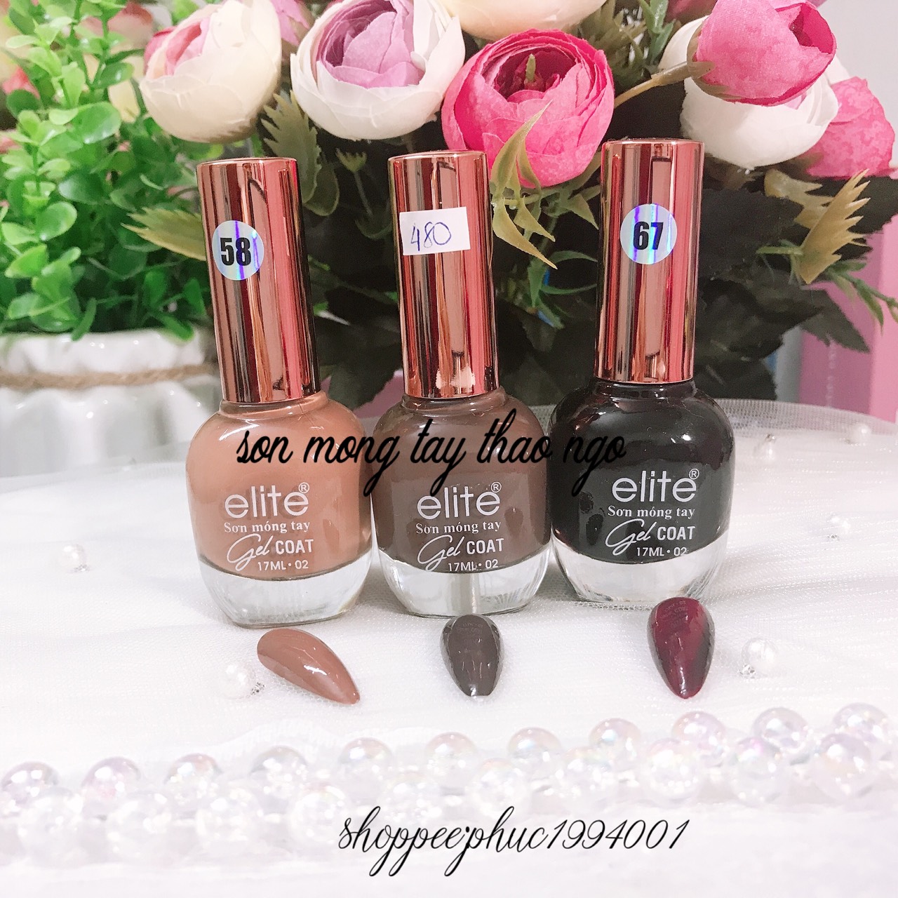 [HCM]Sơn móng tay Gel lạnh Elite 17ml ( không cần hơ đèn)