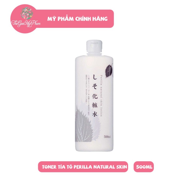 Nước Hoa Hồng Tía Tô Perilla Natural Skin Lotion 500ml Tía Tô (Tím) Nội Địa Nhật Bản giá rẻ