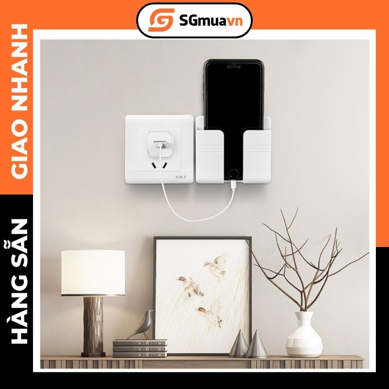 Kệ dán tường treo remote điện thoại di động