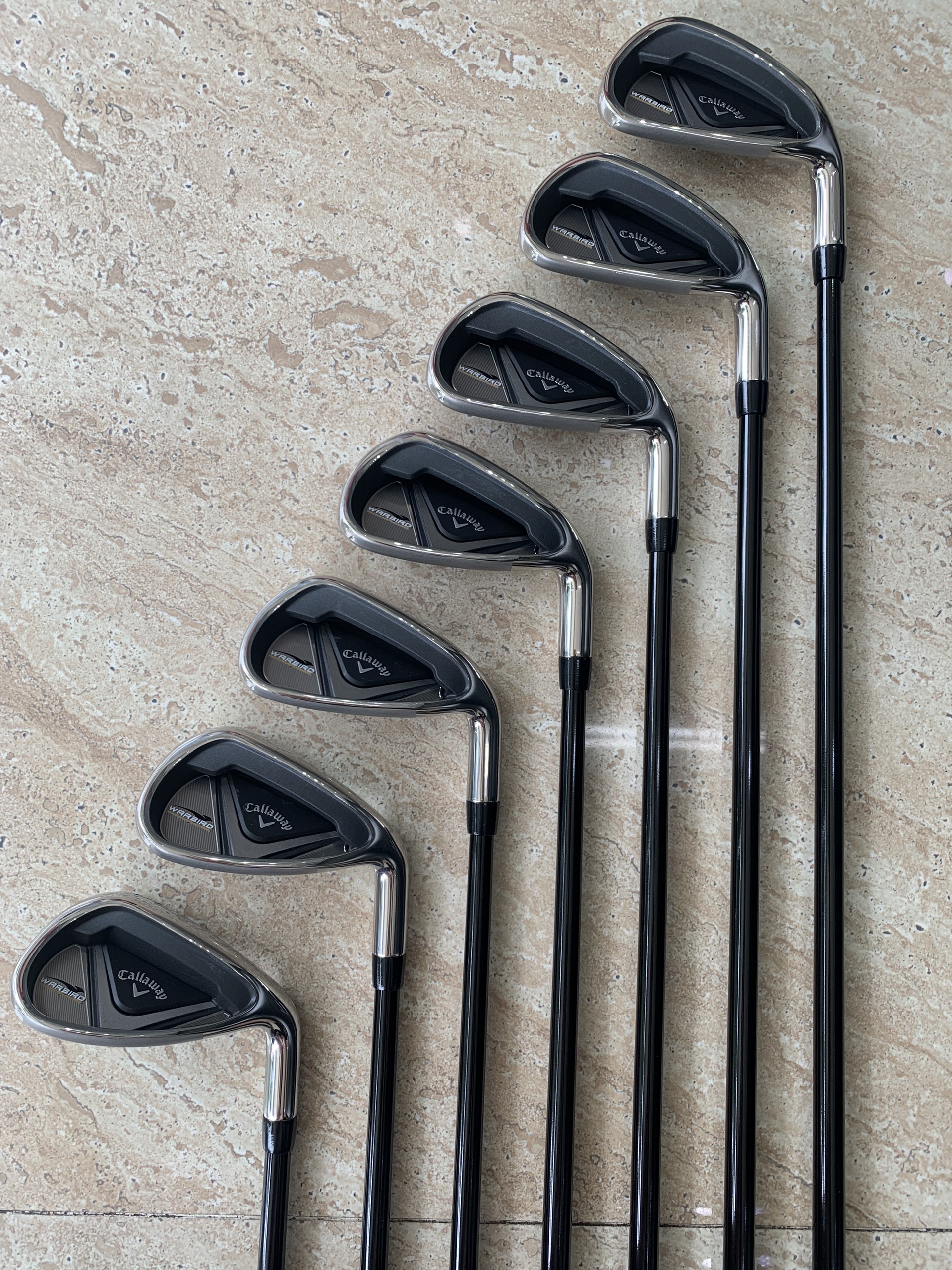 Bộ gậy sắt cũ Iron Set 7 cây Callaway Warbird Flex R- secondhand- 5796