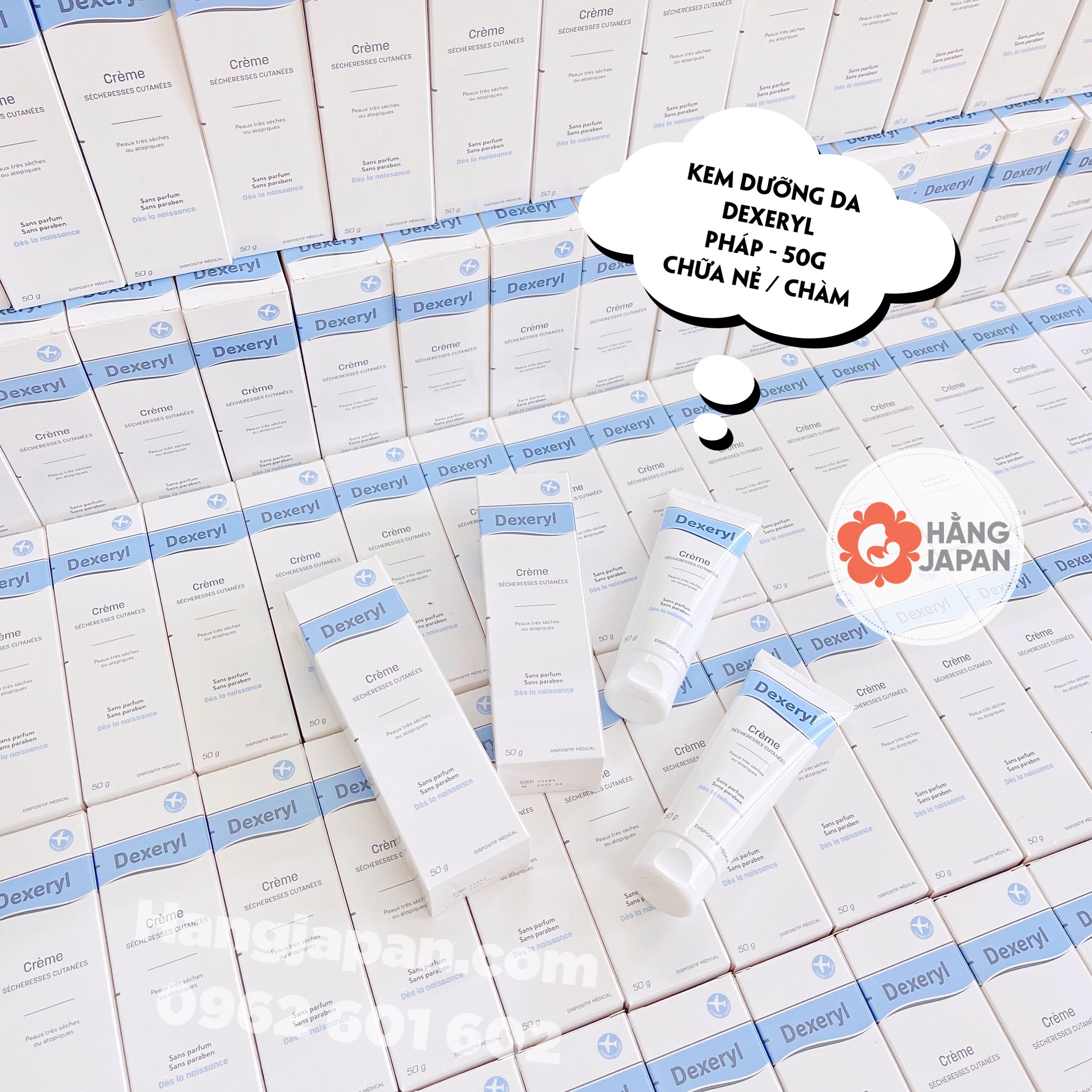 Kem dưỡng ẩm chống nẻ/chàm Dexeryl 50g - Hàng Pháp