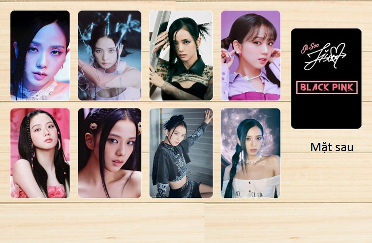sét 8 card bo góc BACKPINK 2 mặt