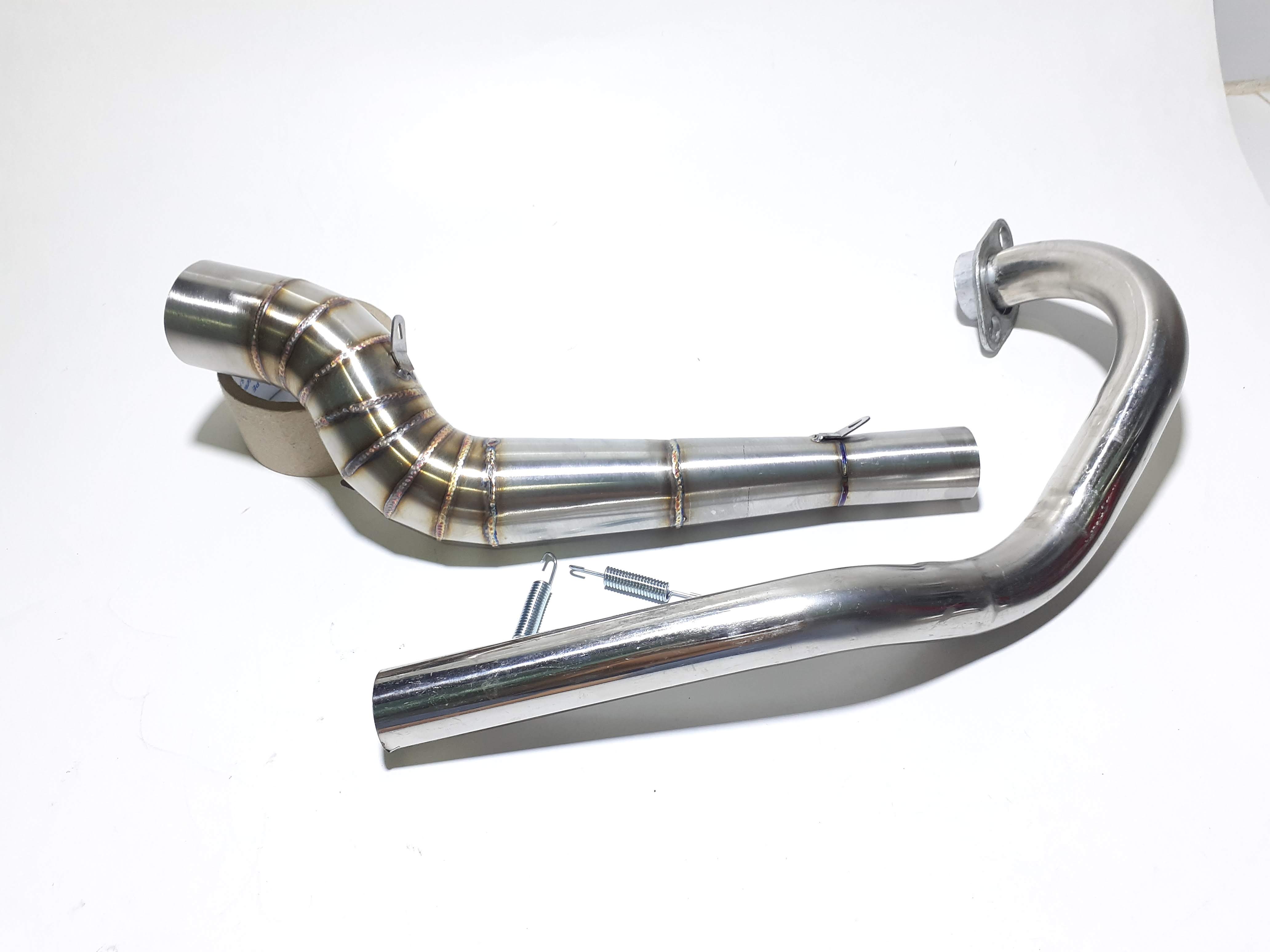 Cổ Pô 2 khúc from STB gắn pô Lon Dành cho Exciter 150