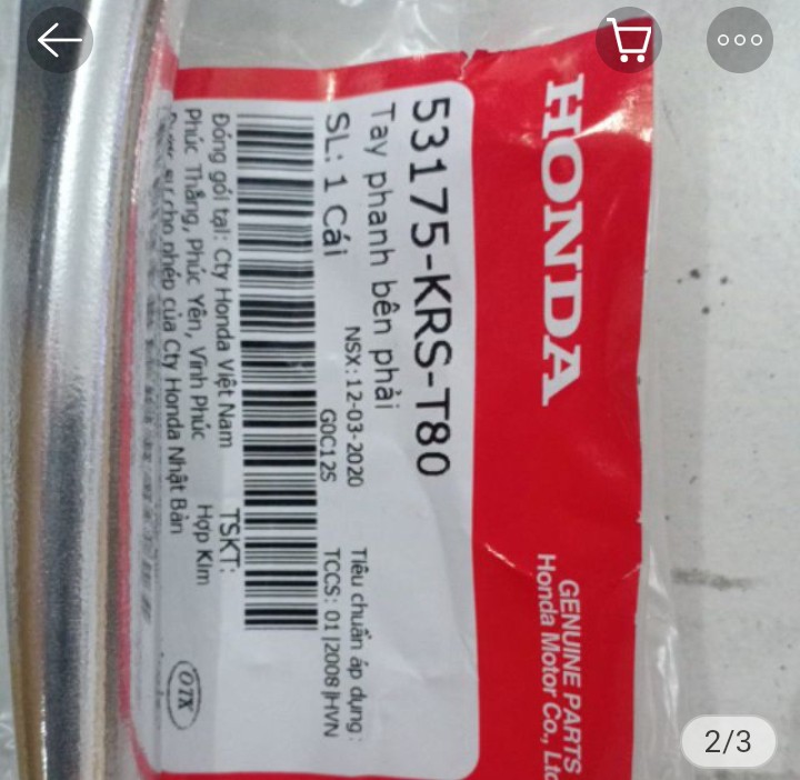 Tay thắng Honda Sh mode 125