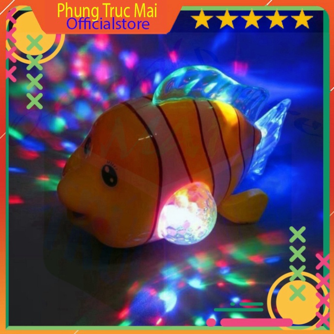 Đèn Trung thu cá NEMO có nhạc và đèn cho bé
