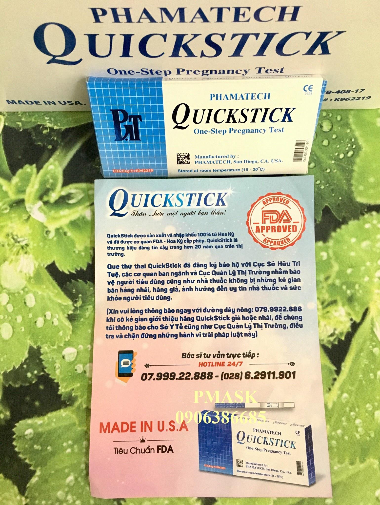 Que thử thai Quickstick combo 20 que