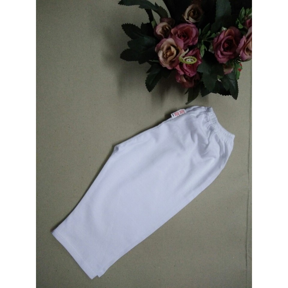 [HCM]Quần dài cotton trắng cho bé