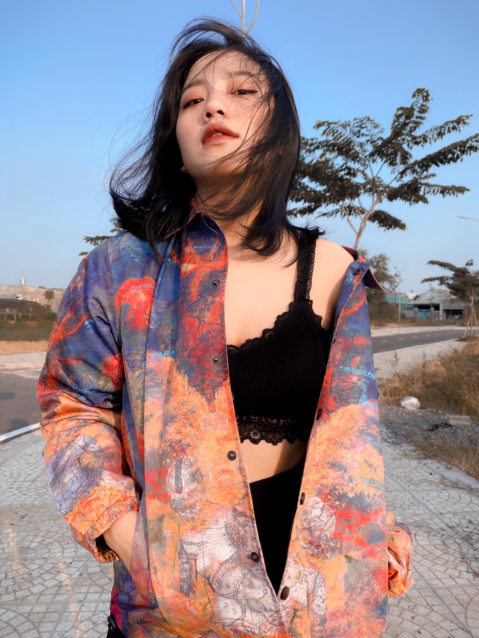 PARADOX Áo khoác dù PARALLEL JACKET