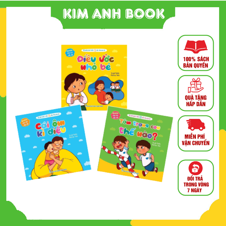 Ehon Cảm Xúc Đầu Đời Phát Triển EQ Cho Bé (Bộ 3 Cuốn)