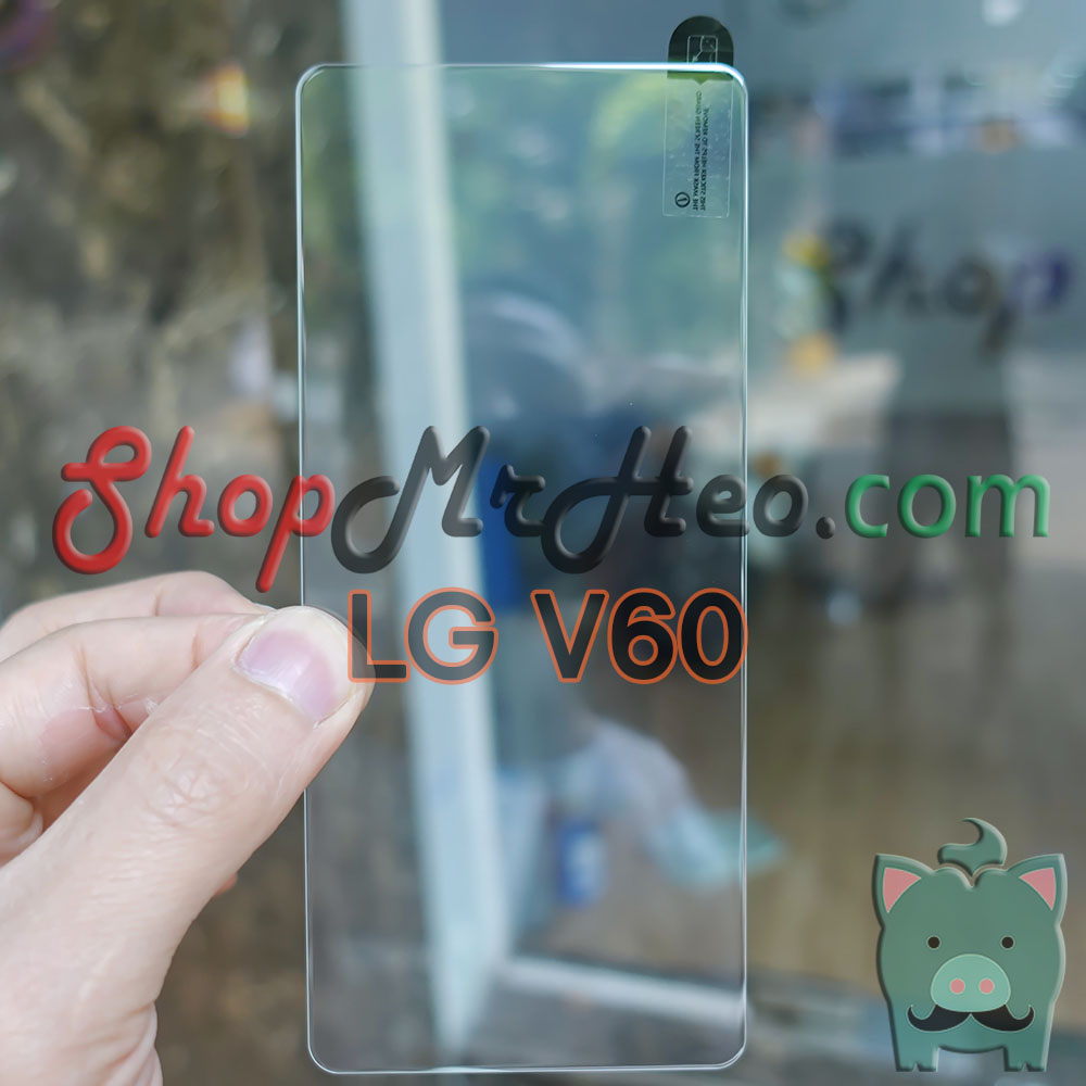 Dán Kính Cường Lực LG V60 ThinQ - Hàng Đẹp - Ko Full