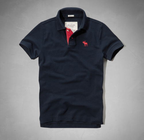Áo thun Polo Abercrombie Black & Navy