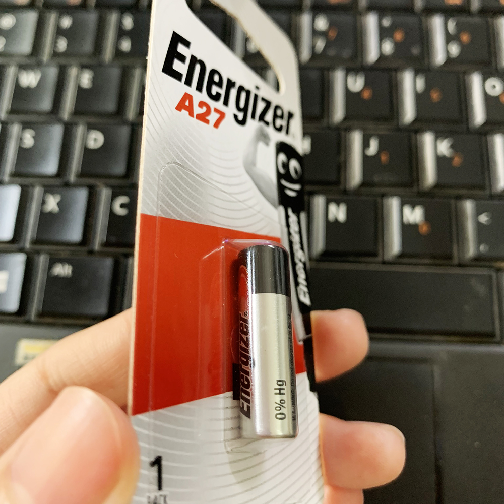 Pin A27 Energizer 12V, Pin remote cửa cuốn 12V chính hãng