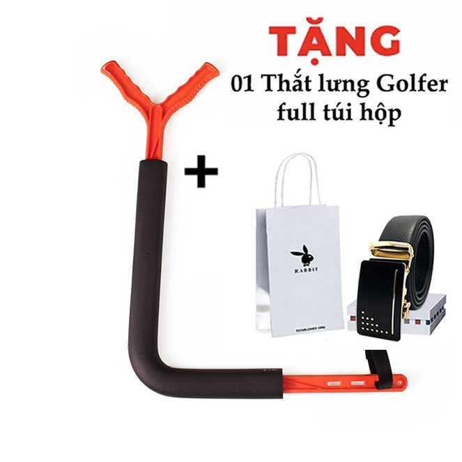 Dụng Cụ Hỗ Trợ Tập Swing - Golf Spinner Swing Trainer - Loại 1 - 01 thắt lưng hãng cho Golfer full túi hộp theo kèm