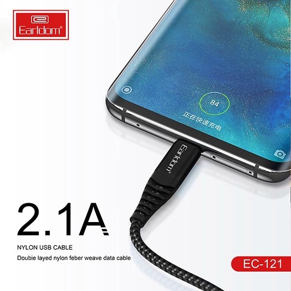 Dây Sạc Lightning Type C Micro Chính Hãng Earldom EC-121
