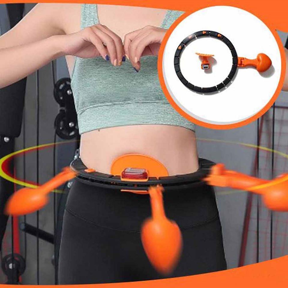 Vòng lắc eo đếm số vòng thông minh giúp giảm mỡ bụng hiệu quả, có thể điều chỉnh theo vòng eo thông minh