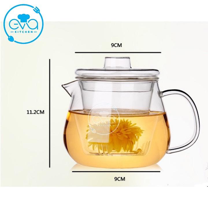 [HCM]Bộ Bình 4 Tách Pha Trà Thuỷ Tinh Chịu Nhiệt Cao Cấp