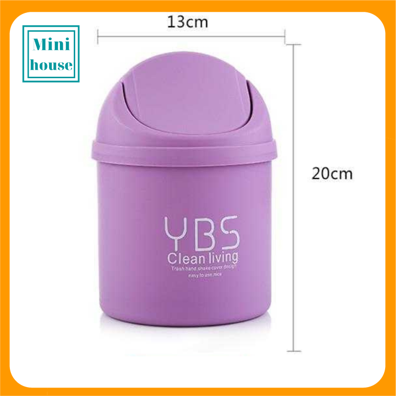 Thùng Rác Mini YBS Để Bàn
