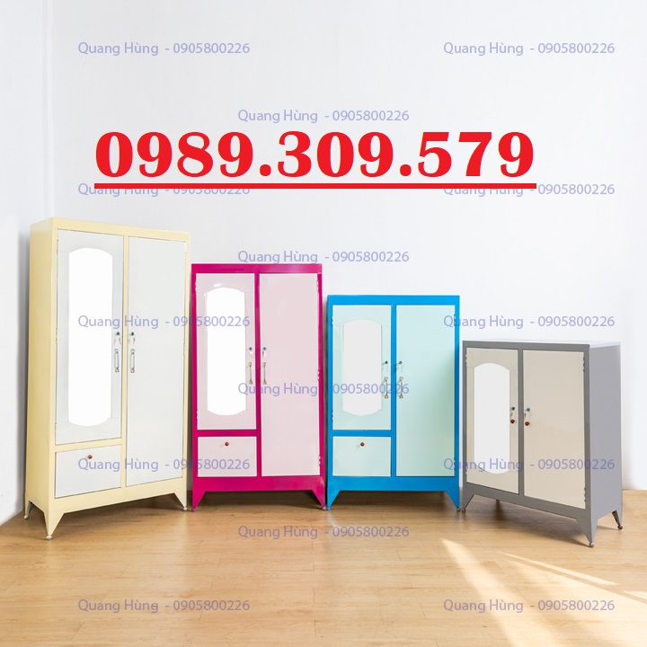 [HCM]TỦ SẮT QUẦN ÁO 2 CÁNH  HCM