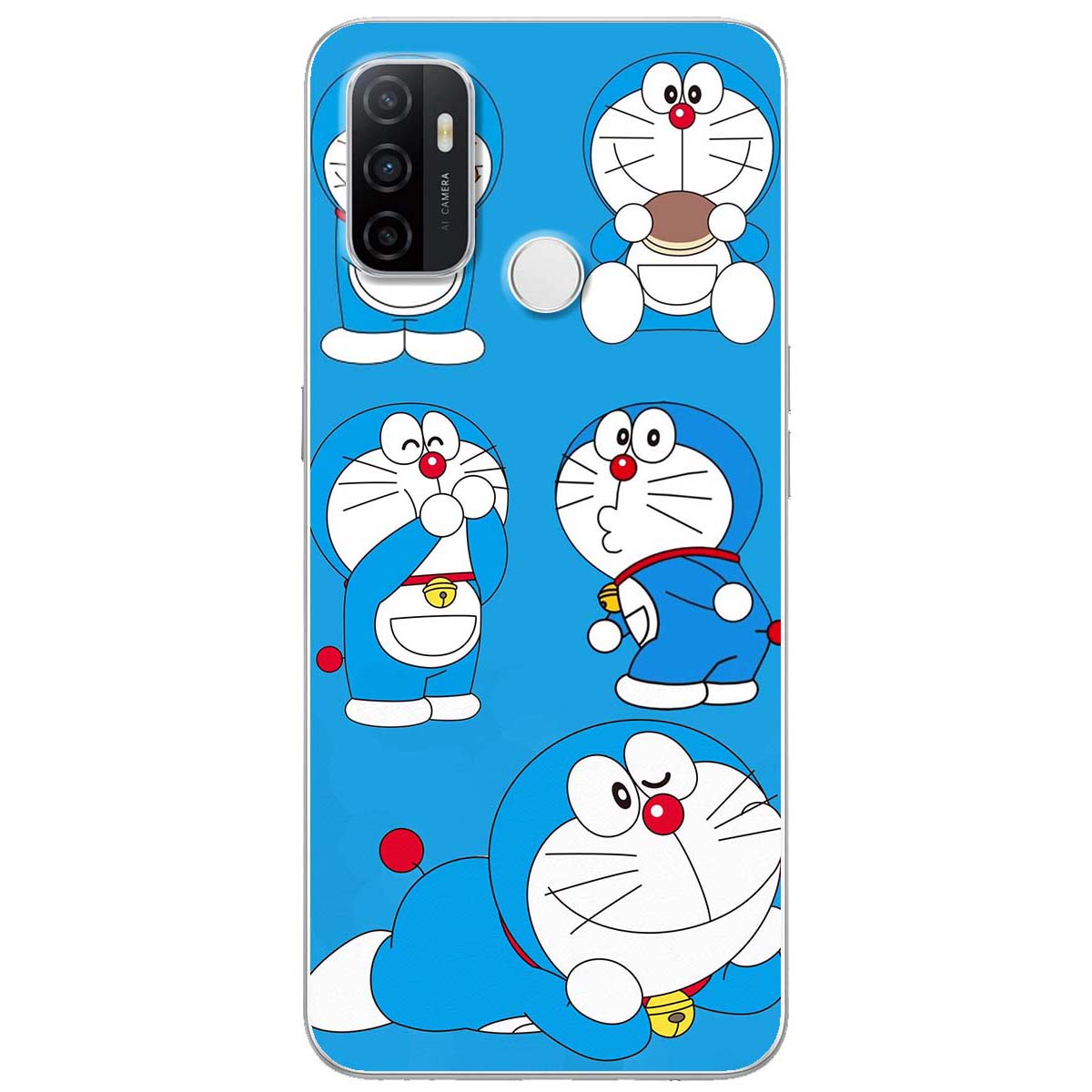 Ốp lưng dành cho Oppo A53 (2020) mẫu Doraemon ham ăn