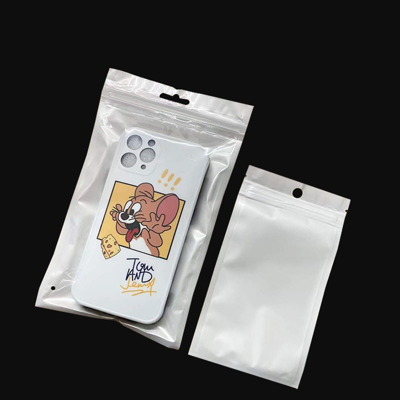 ( HÀNG NHẬP) Túi zip lock trắng sữa
