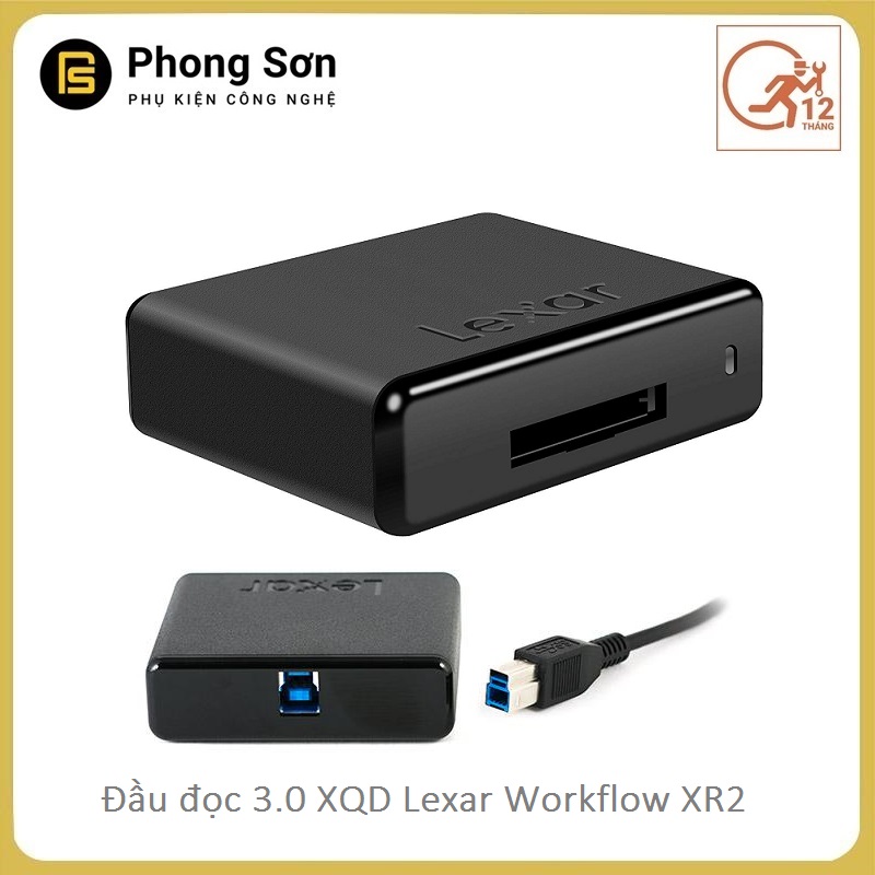 Đầu đọc thẻ nhớ 3.0 XQD Lexar  Workflow XR2 -Bảo hành 12 Tháng