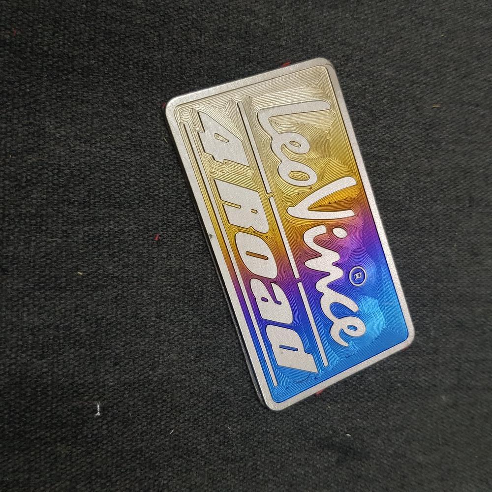 [TITAN MIẾNG LỚN] TEM TITAN LỚN HIỆU LEOVINCE 4 ROAD DÁN GẮP XE CO,DÈ XE TAY GA TRANG TRÍ CỰC CHẤT (KEO 3M)