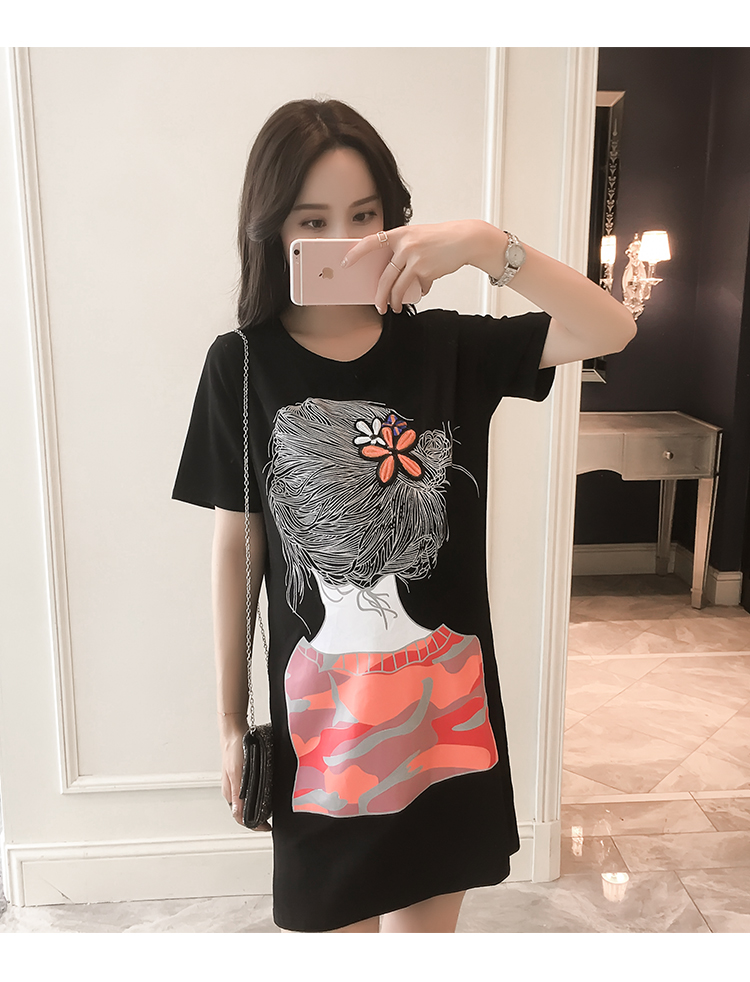 Váy Bầu Đầm Bầu Xinh Thun Hình