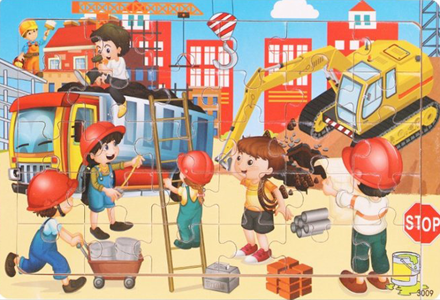Tranh Ghép Hình Cho Bé - 30 Mảnh Hình Động Vật Và Phương Tiện - Đồ Chơi Gỗ, Tranh Ghép Hình Gỗ, Đồ Chơi Ghép Hình, Tranh Ghep Hinh Cho Be, Tranh Ghép Gỗ 9 Miếng, Tranh Xep Hinh, Đồ Chơi Xếp Hình, Tranh Gỗ - Baby Ruby