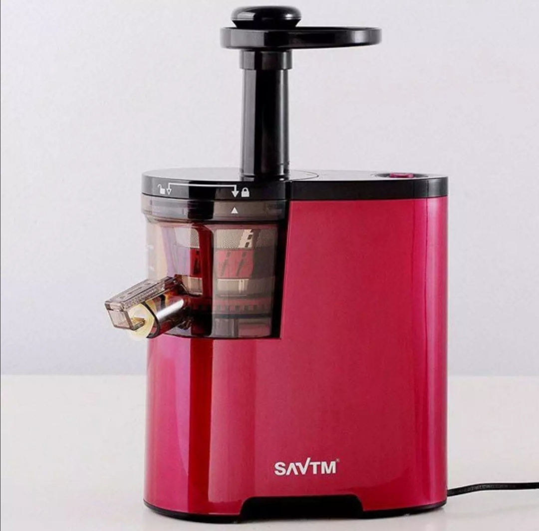 Máy ép trái cây tốc đó chậm cao cấp SATVM  JE-07 (Màu đỏ)