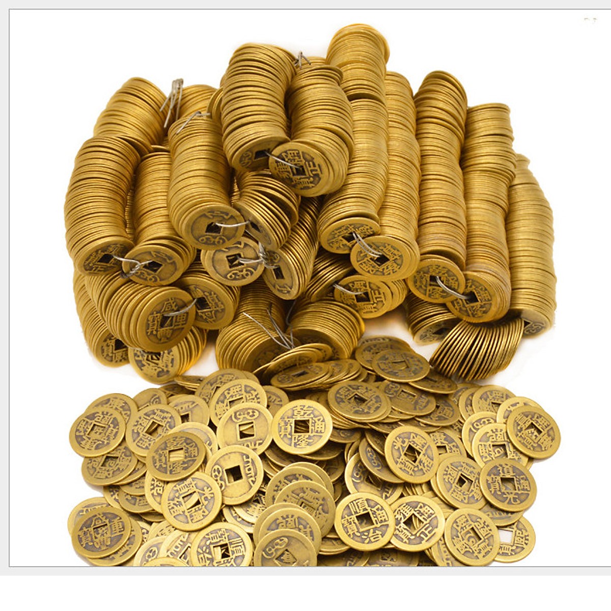 [HCM]Đồng xu cổ - Tiền xu phong thủy 2.5cm may mắn