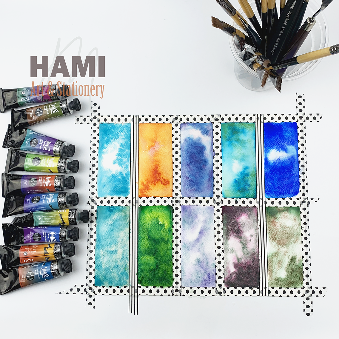 Màu nước tách lớp tự chọn pan 1ml và 2ml