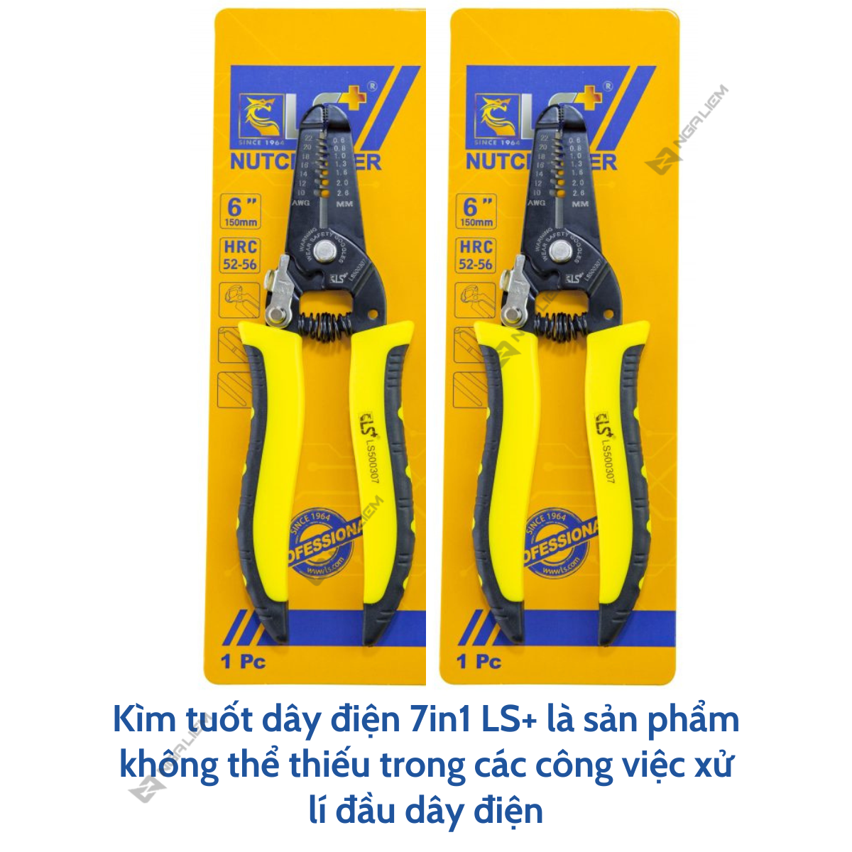 Kìm Tuốt Dây 7in1 - 307 LS+ [Hàng Chính Hãng]