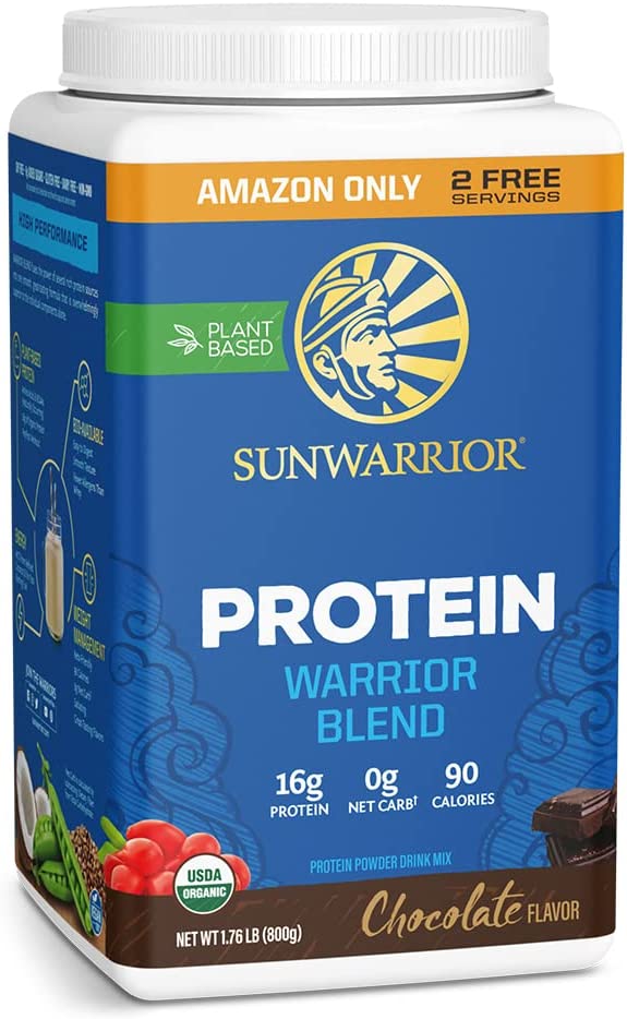 Bột Protein Thực Vật Hữu Cơ High Performance SunWarrior chocolate