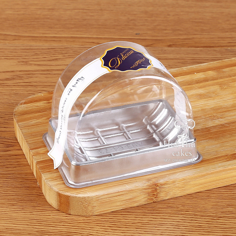 Hộp đựng bánh A93 đựng bánh bông lan cuộn cắt lát