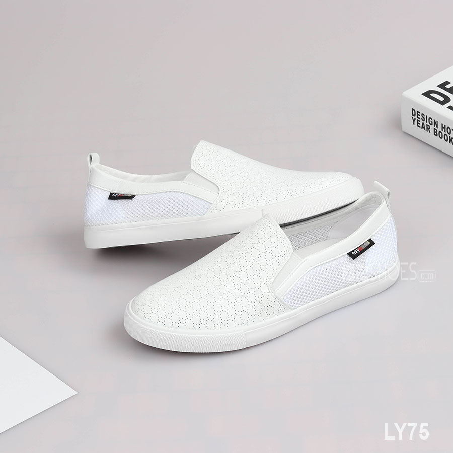 Giày lười nam - Slip on nam da - Mã LY75