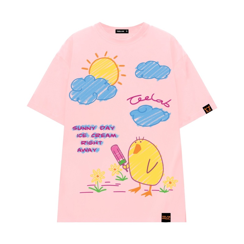 [DF]Áo thun Teelab Doodle Duck TS044