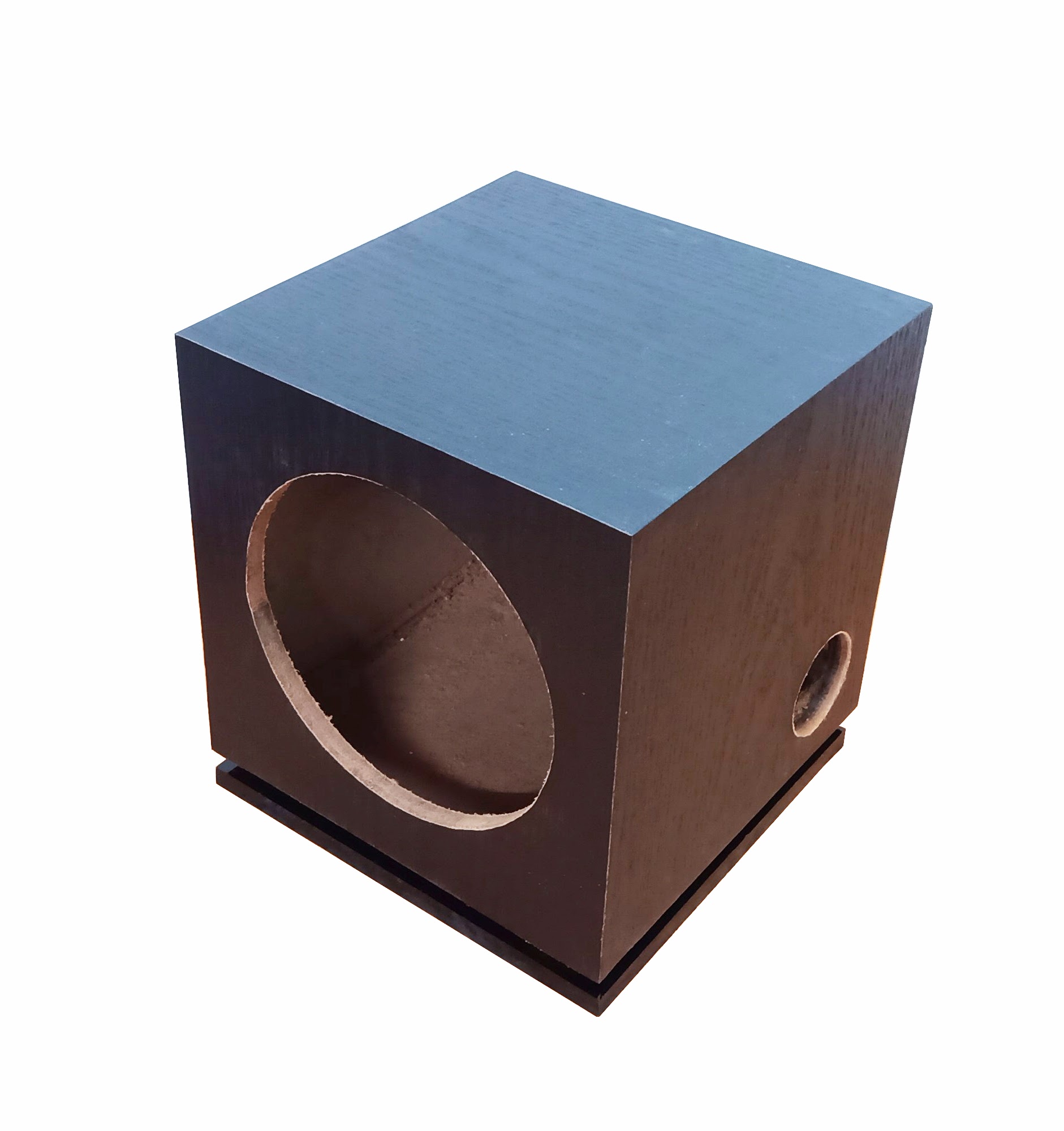 Vỏ thùng loa 10cm dạng sub có đế, dành cho loa 10cm