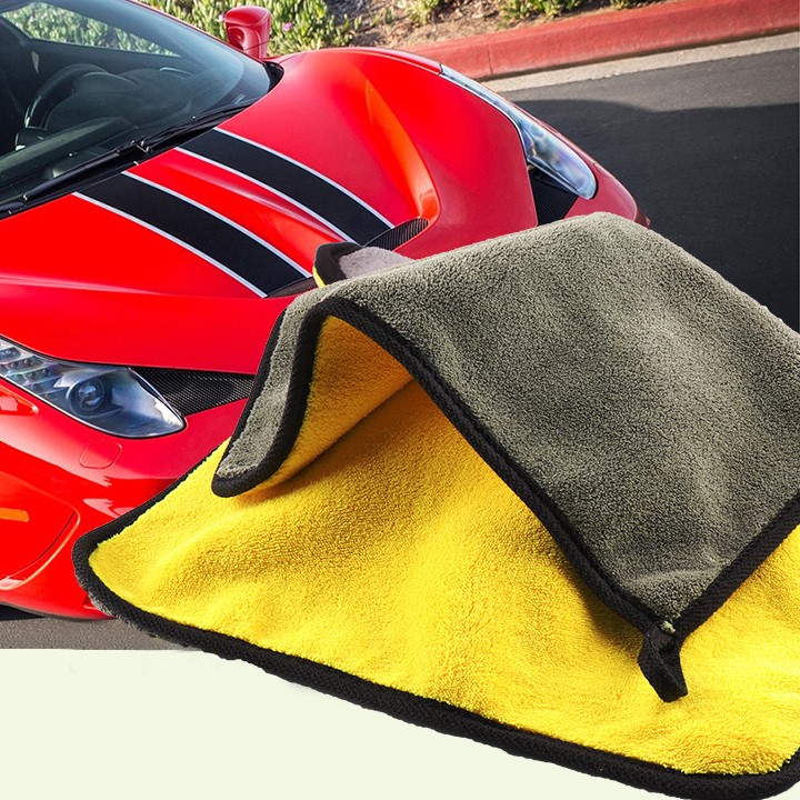 [HCM]KHĂN LAU XE CHUYÊN DỤNG 2 MẶT 30 x 30CM