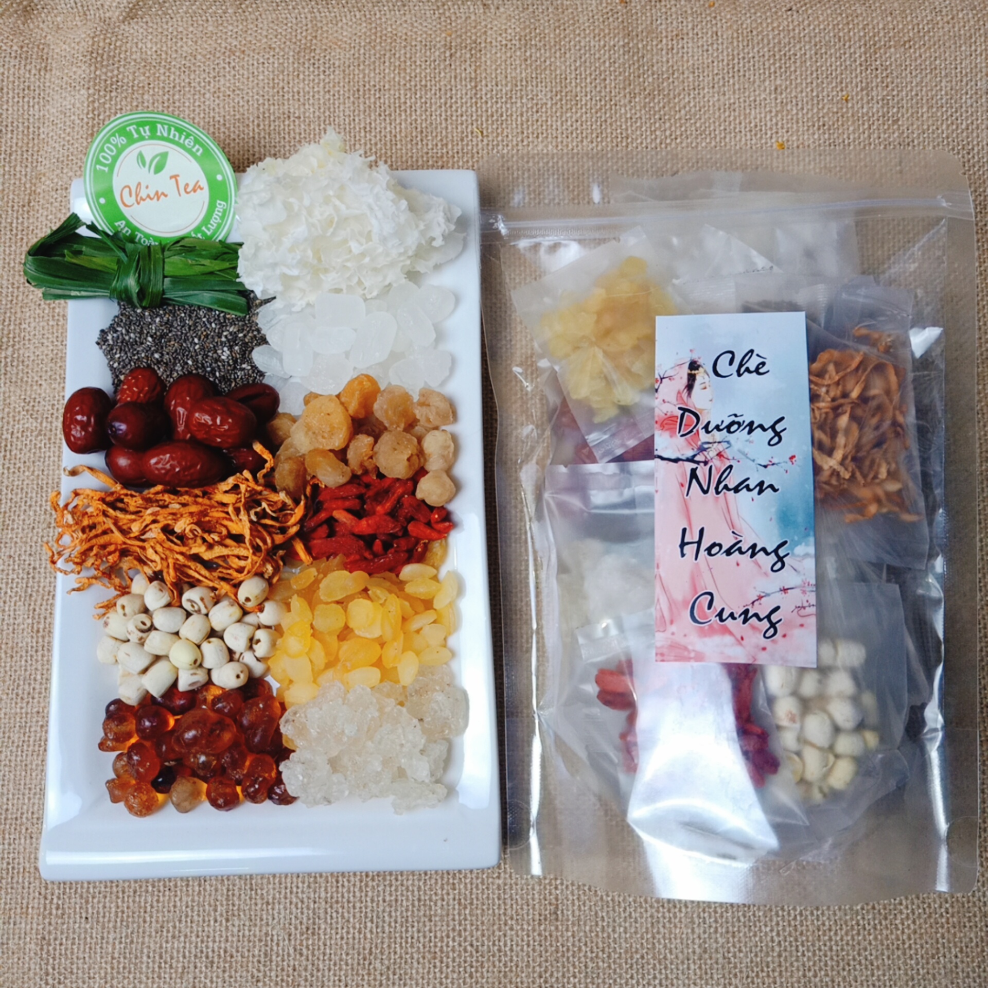 💥 (SET 500G -20Chai ) CHÈ DƯỠNG NHAN HOÀNG CUNG