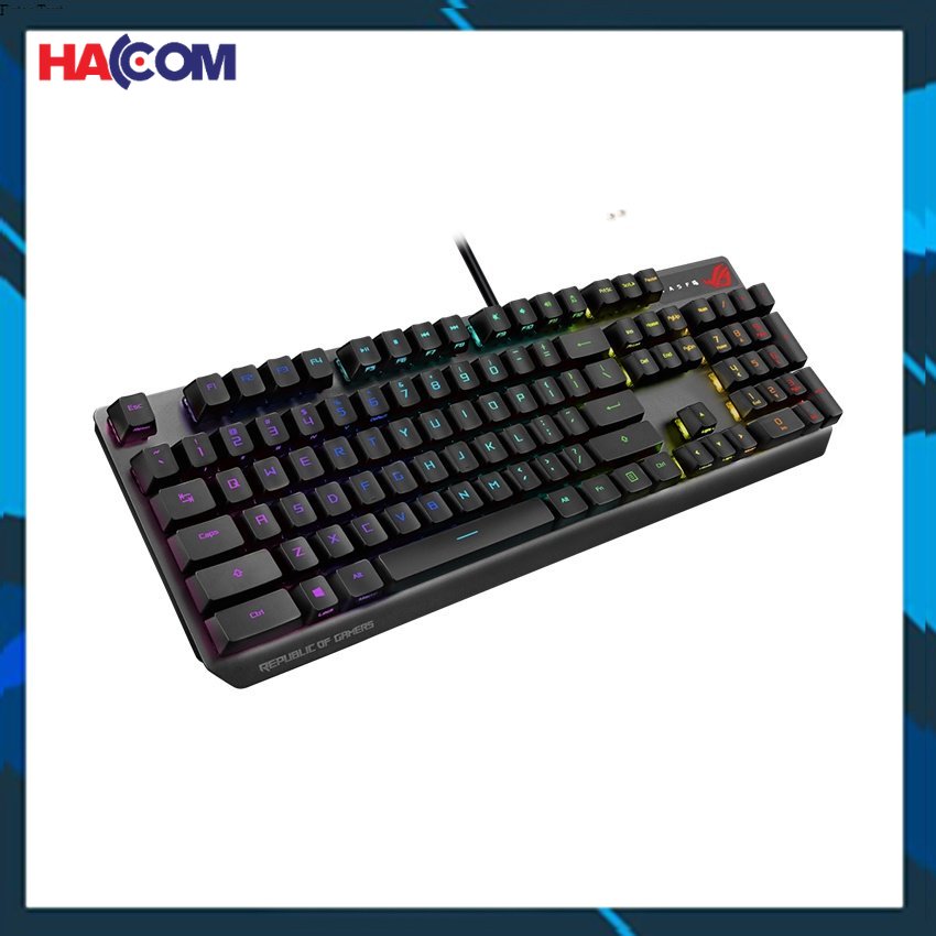 Bàn phím game Asus ROG Strix Scope RX Red sw Chuẩn chống nước IP57, chống bụi giúp bàn phím bền bỉ lâu dài