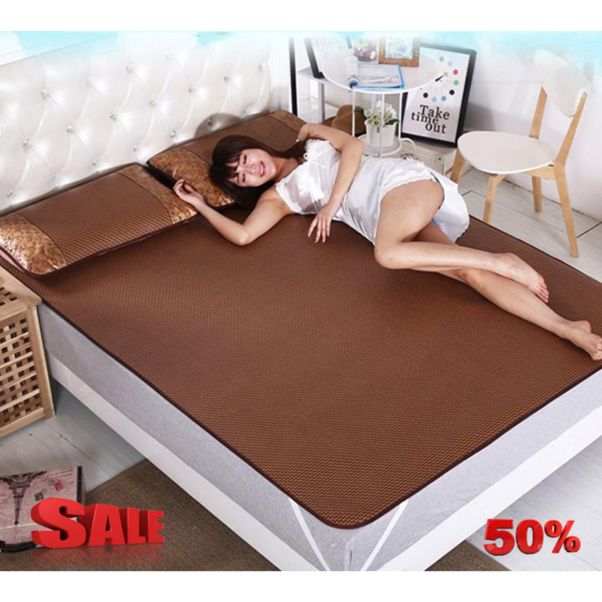 Chiếu Mây Điều Hòa, Chiếu mát mùa hè. Chiếu Điều Hòa 1,6x 2M Loại Tốt, Thoáng Khí, Mát Rượi, Bền Đẹp, Có Thể Gấp Gọn Giúp Bạn Tận Hưởng Những Giây Phút Thư Giãn.